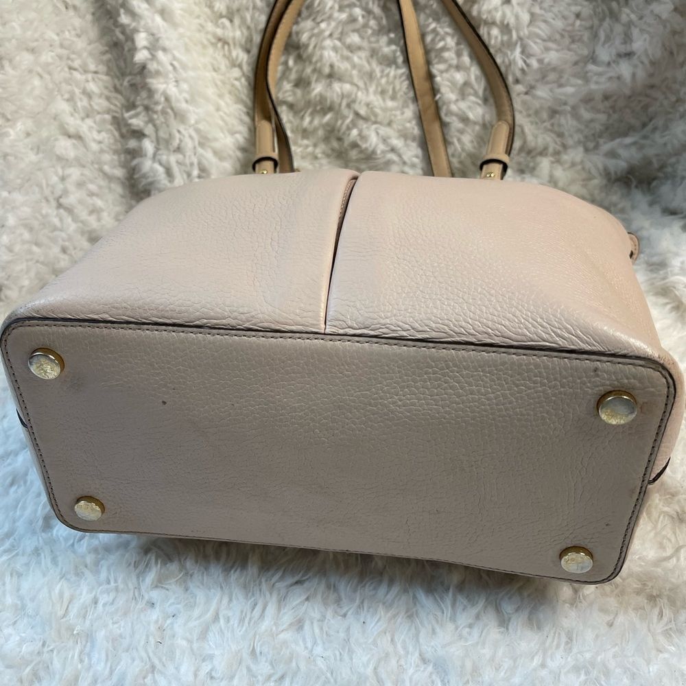 Michael Kors Bedford Pebble leather light pink Medium tote Gold tone accents - Picture 6 of 14